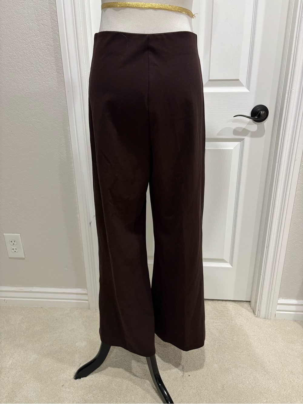 Quince Ultra-Stretch Ponte Super Wide Leg Pants Size Medium - Picture 6 of 8